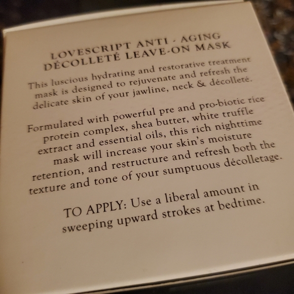 NIB Lovescript Décolleté & Neck Cream - Picture 6 of 7